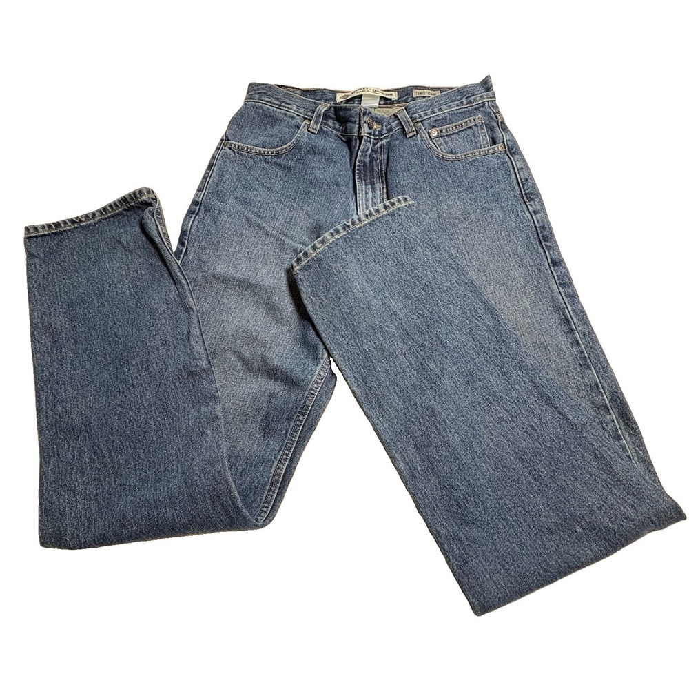 Harley Davidson Men's Jeans 32 X 34 Traditional Fit Relaxed Straight Leg